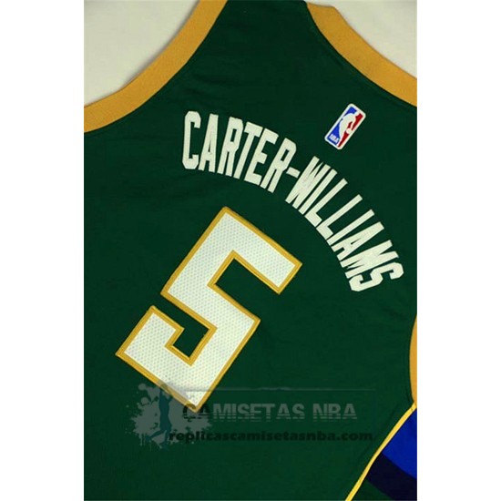 Camiseta Bucks Carter Williams Verde